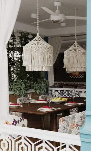 Macrame Chandeliers~Handwoven Boho Elegance