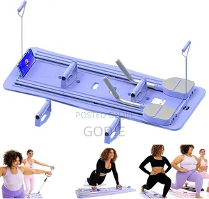 Portable Pilates Reformer Board.