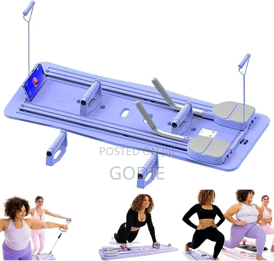 Portable Pilates Reformer Board.