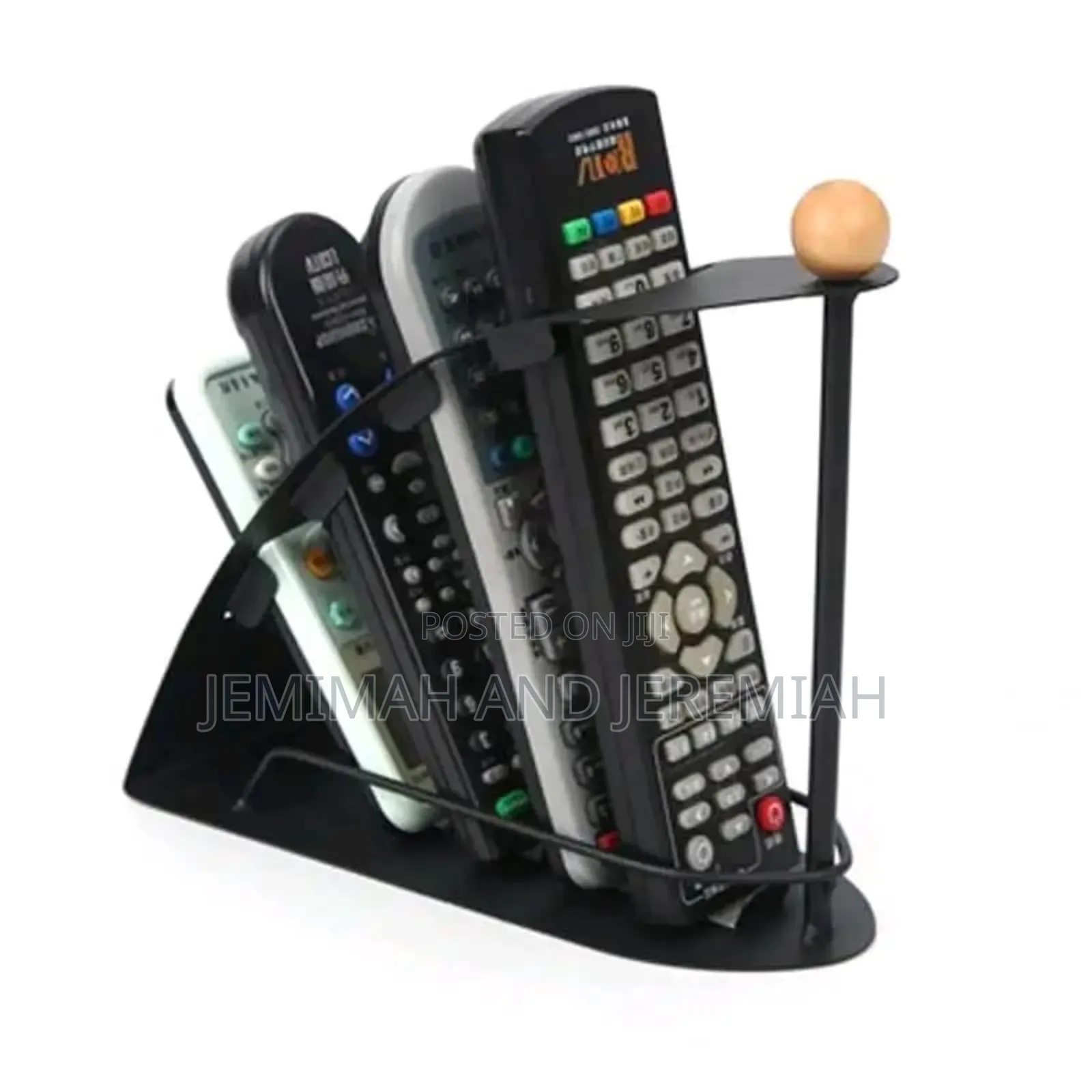 Black Metal Remote Organizer