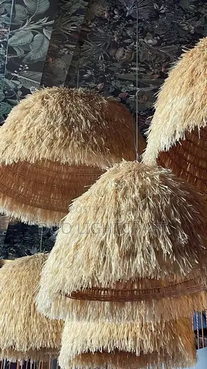 Raffia Woven Ceiling Lights~Natural and Stylish