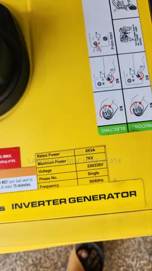 Gasoline Super Silent Generator 6 to 7 Kva