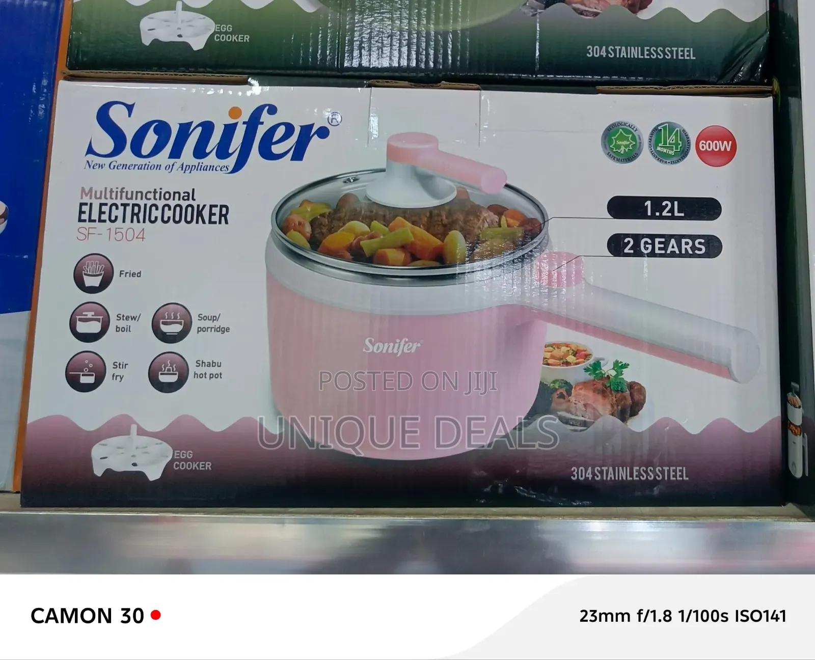 Sonifer Sf-1504 Multifunctional Electric Cooker.