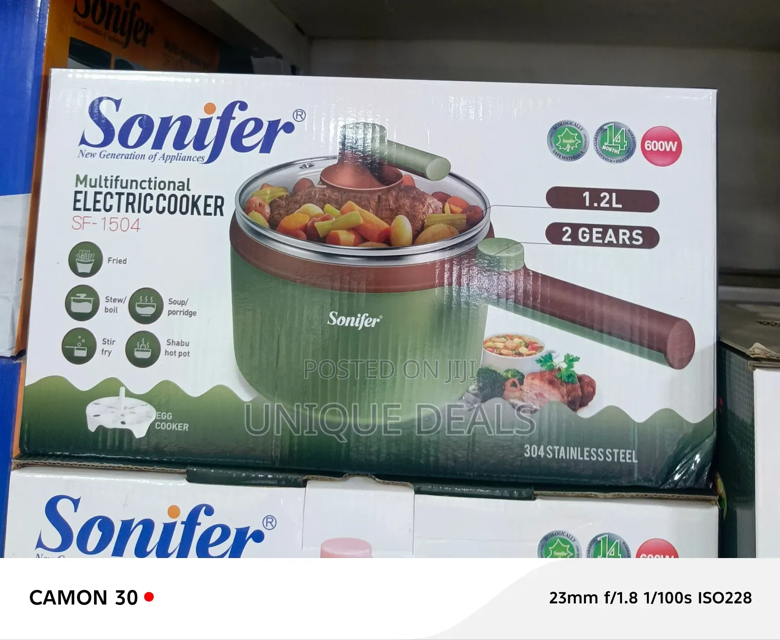 Sonifer Sf-1504 Multifunctional Electric Cooker.