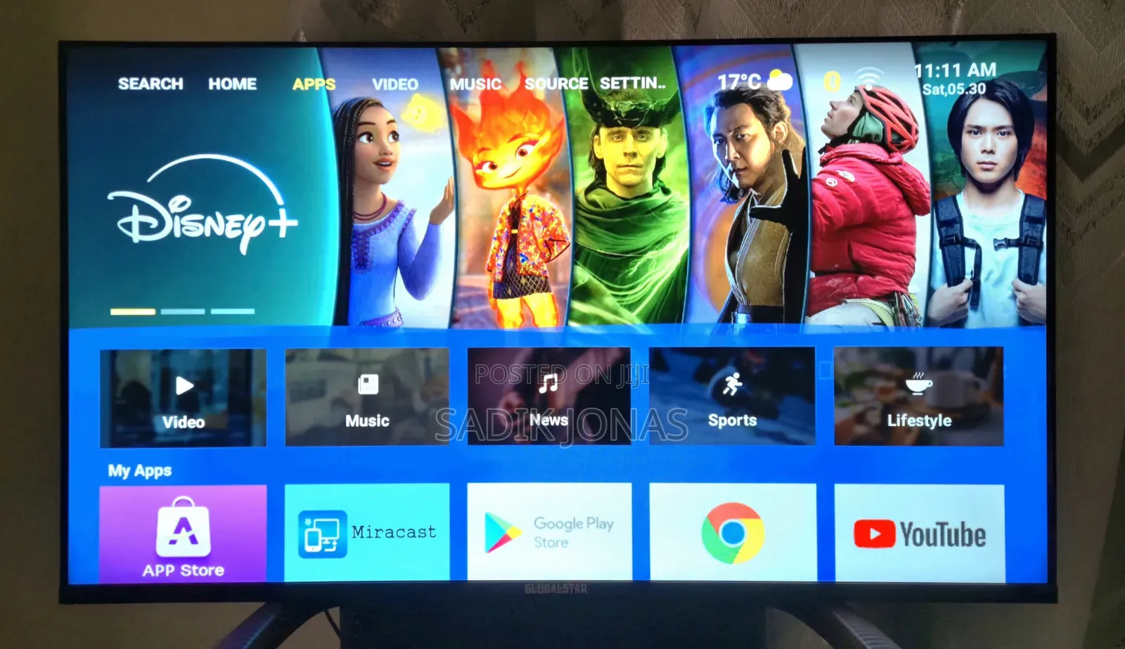 Globalstar Smart Tv 43"