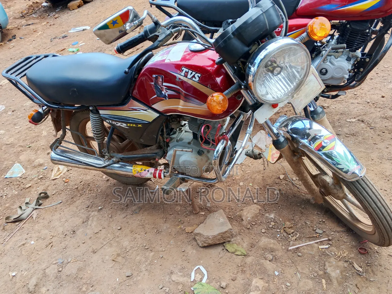 TVS XL 100 2016 Red