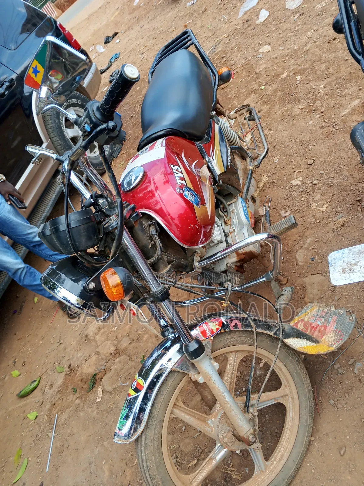 TVS XL 100 2016 Red