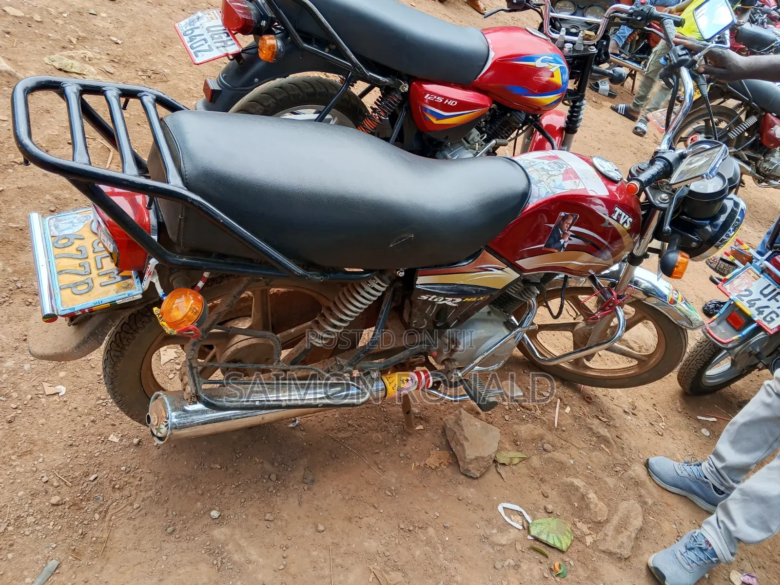 TVS XL 100 2016 Red