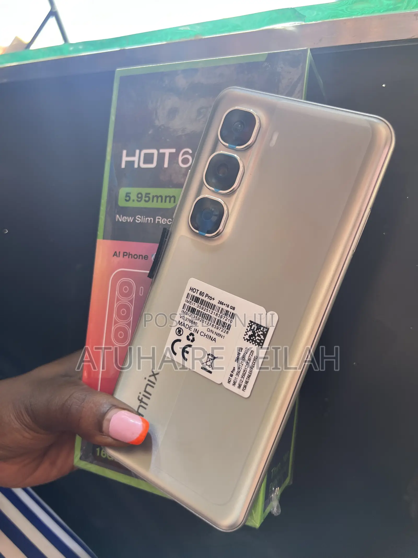 New Infinix Hot 60 Pro+ 256 GB Green