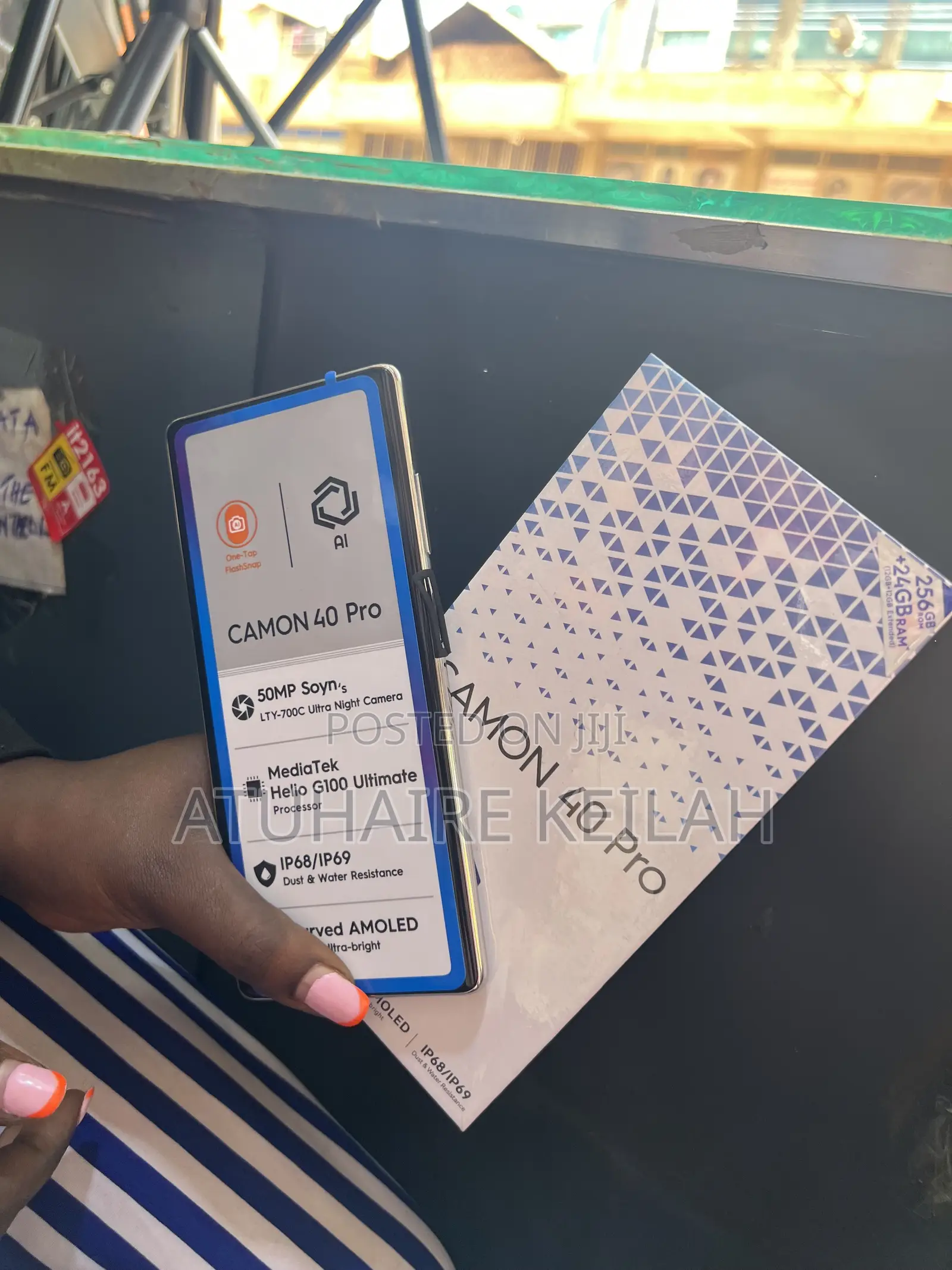New Tecno Camon 40 Pro 5G 256 GB Green