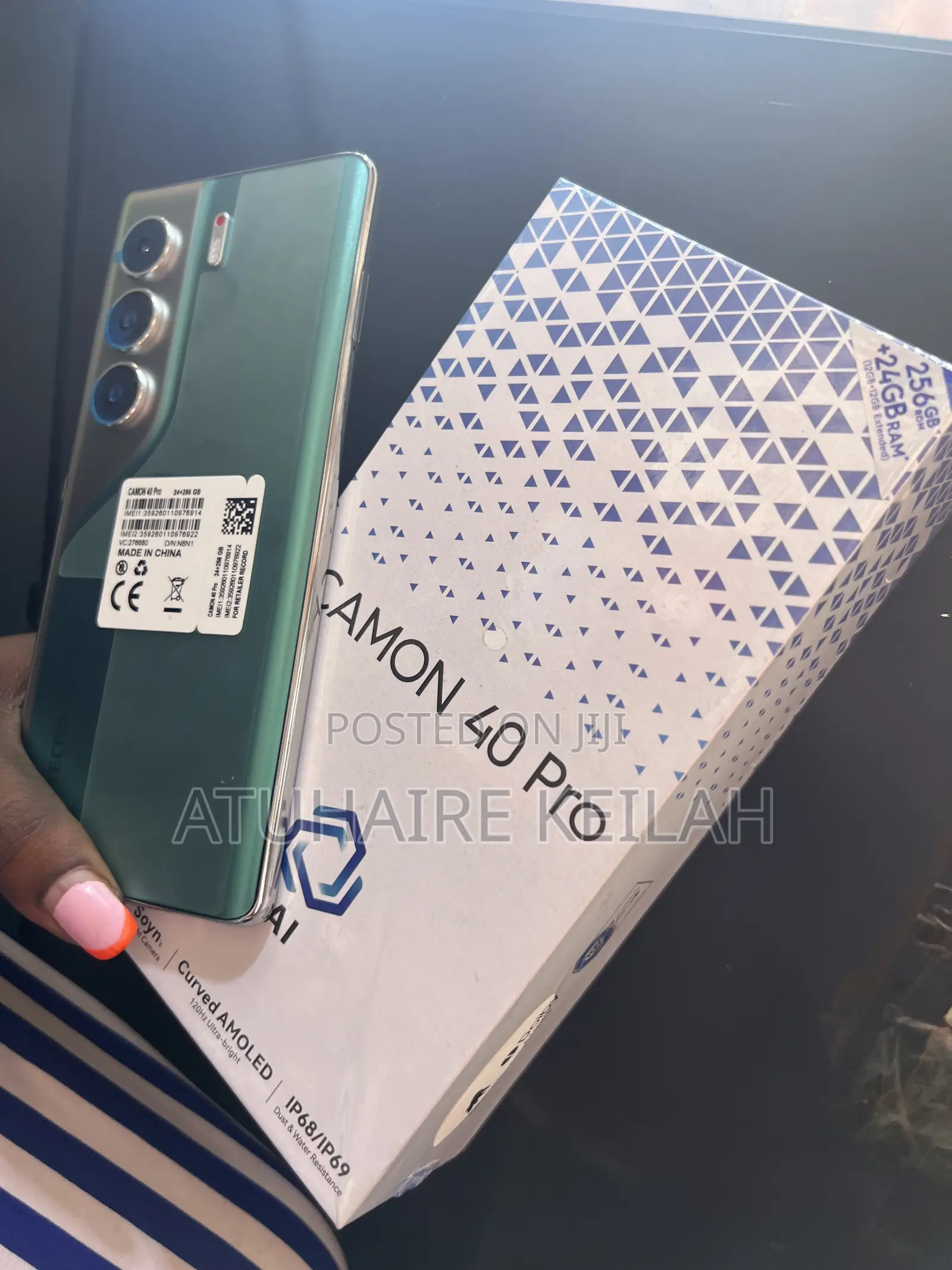 New Tecno Camon 40 Pro 5G 256 GB Green