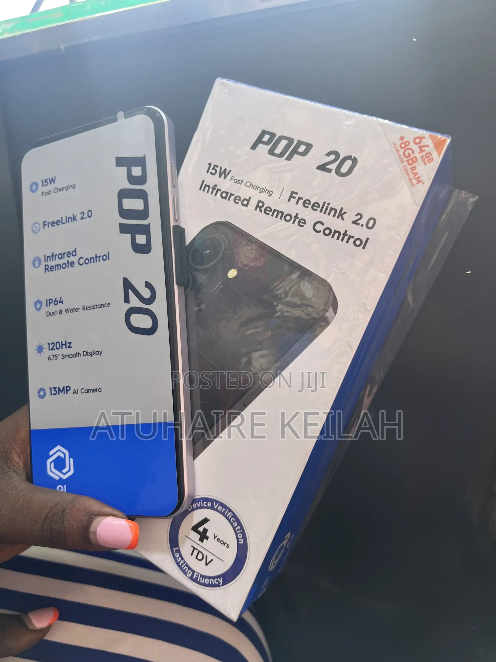 New Tecno Pop 20 128 GB Gray