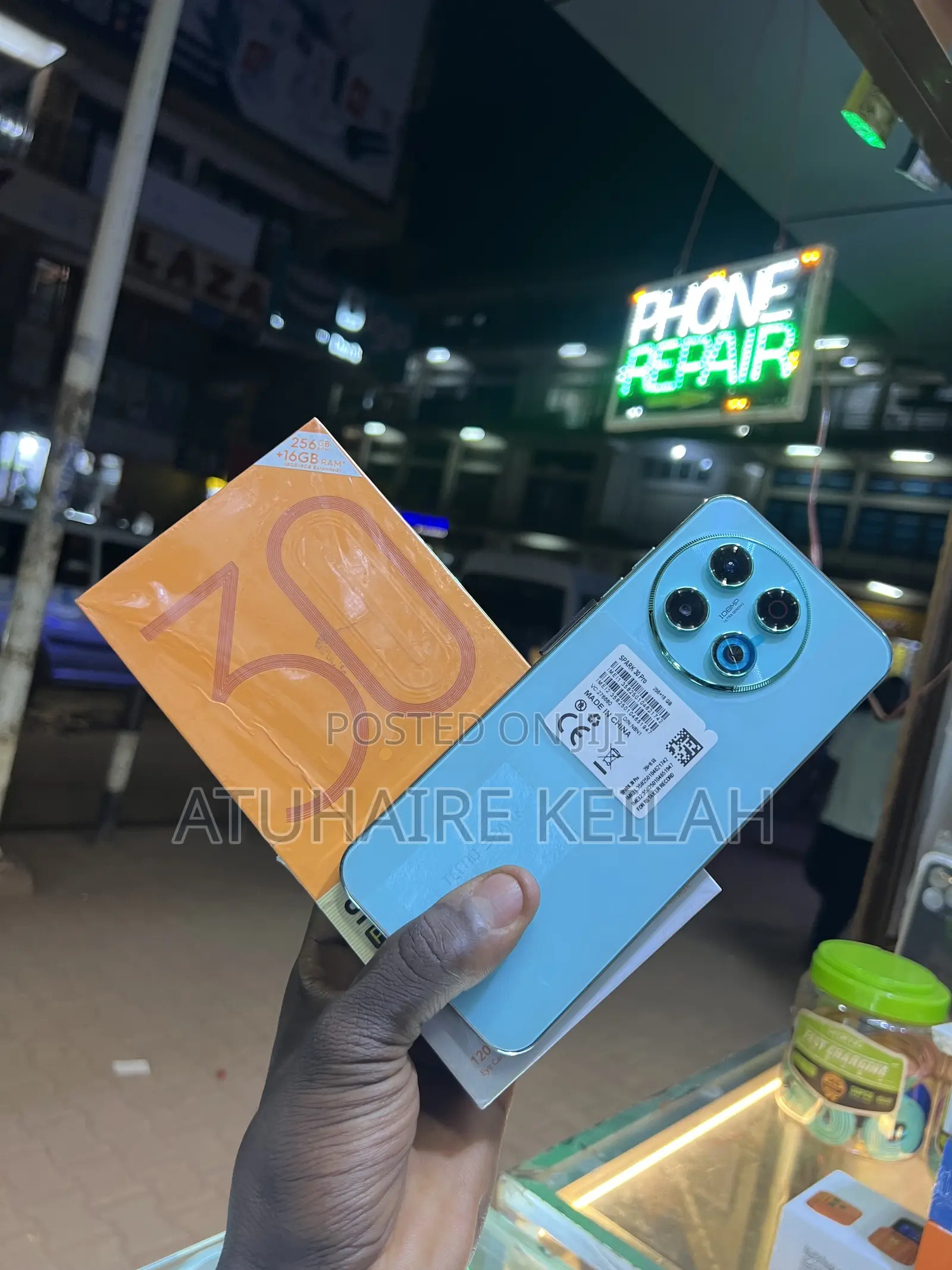 New Tecno Spark 30 Pro 256 GB Blue