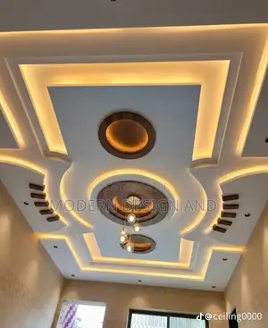 Gypsum Ceiling Designs in Pearl Marina Homes