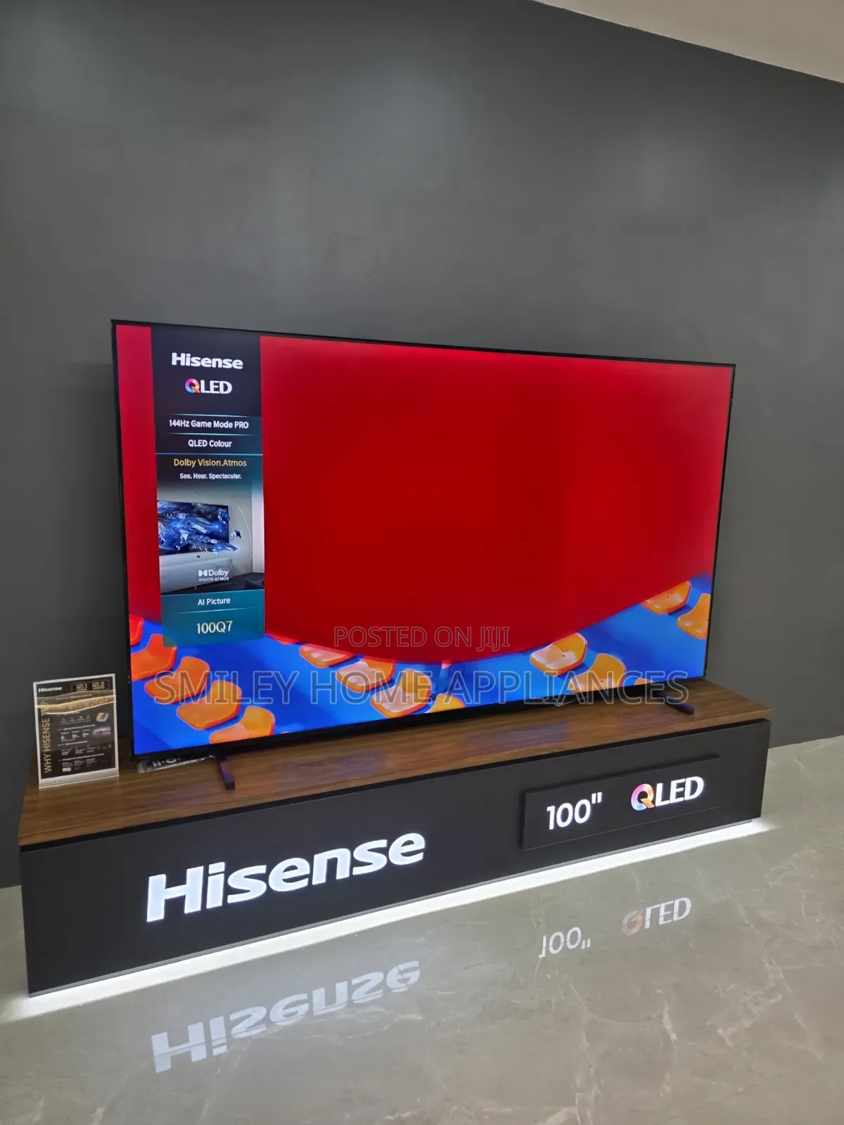 Brand New 2026 Model Hisense 1007q7 Q7series Vidaa Ai Smart Tv