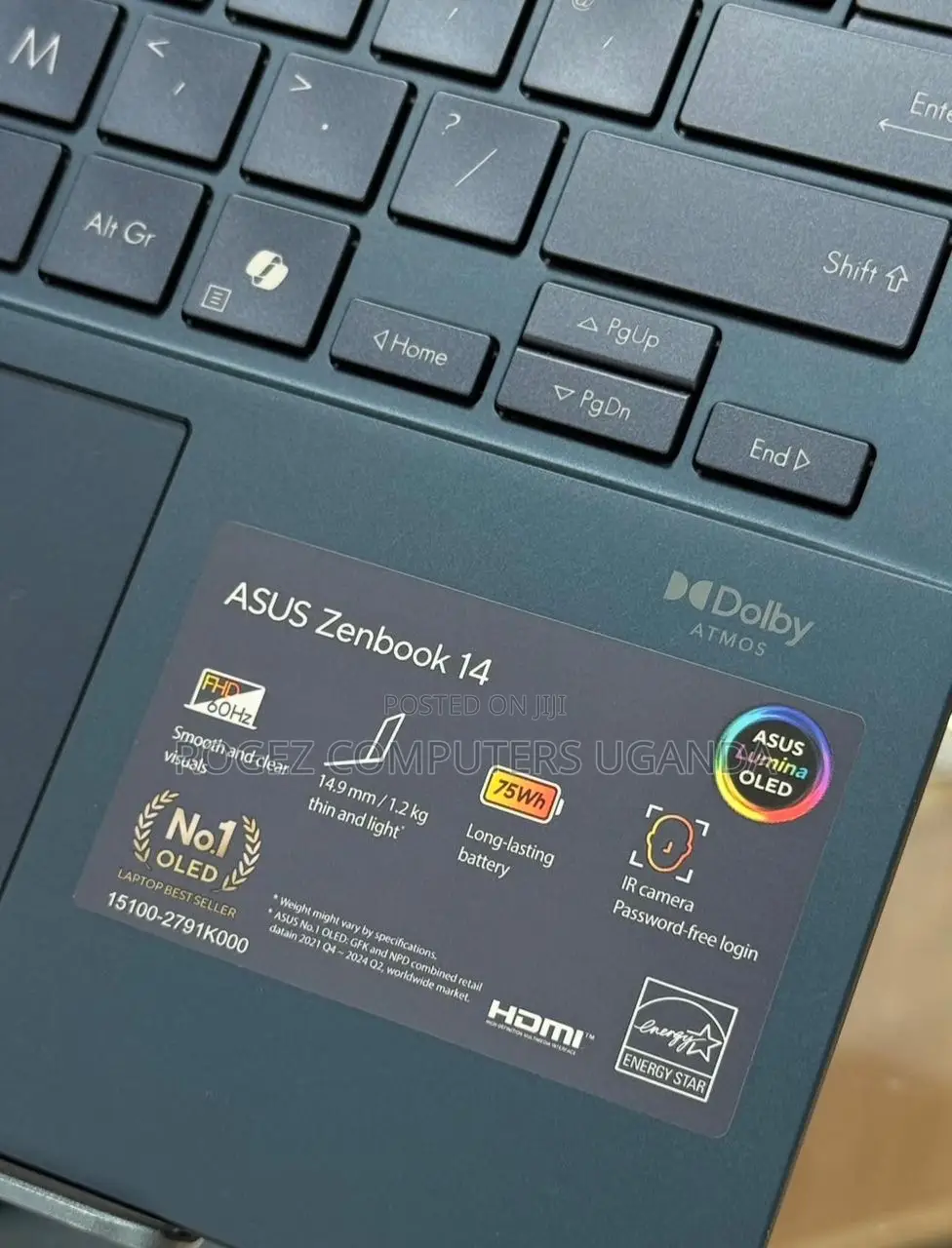 New Laptop Asus Zenbook 14 UX434 32GB Intel Core Ultra 9 SSD 1T