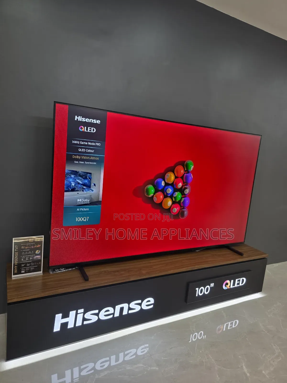20% Discount Price on Hisense Qled4k Vidaa 100q7q Q7series Smart Ai Tv
