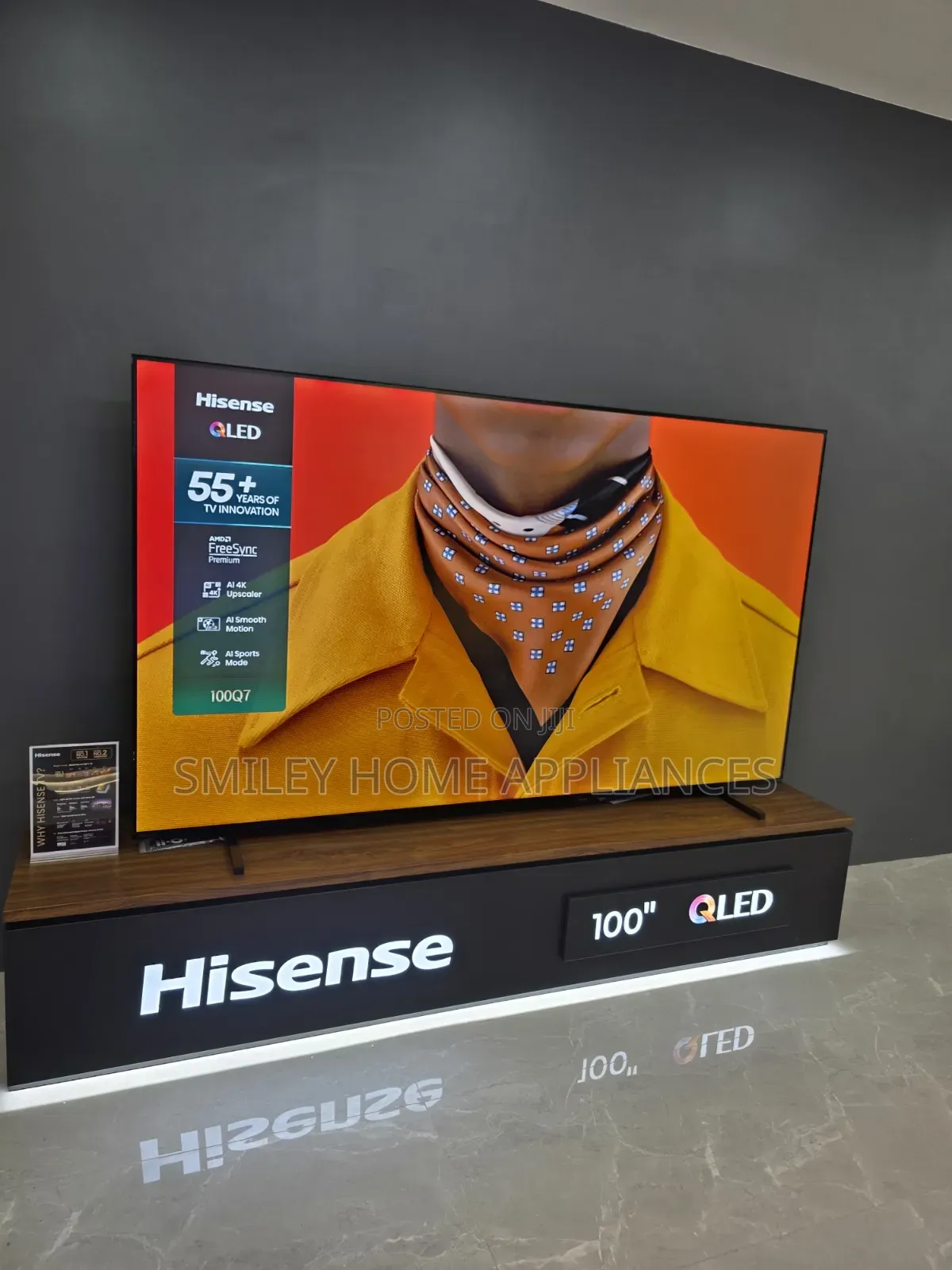 Hisense 100inches 100q7q-Rm Model Brand New 2026 Vidaa Qled4k Smart Tv