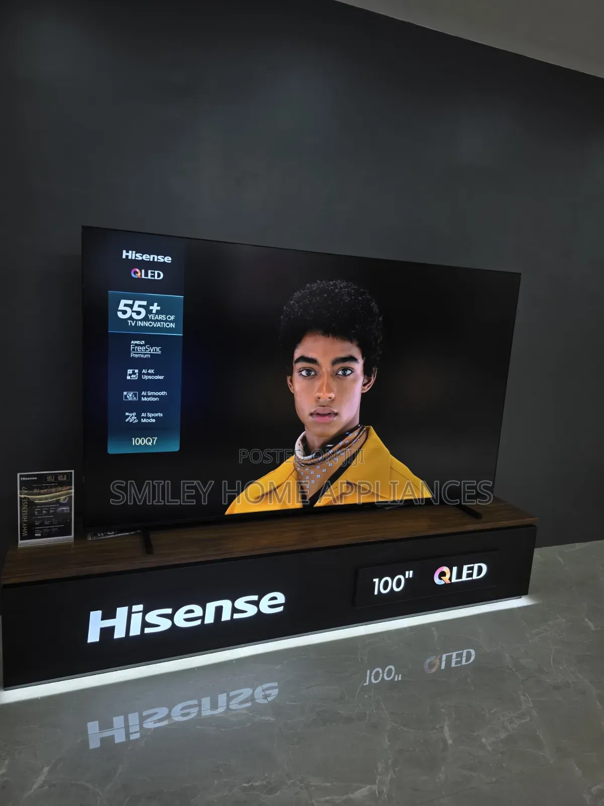 100q7q-Rm 100inches Hisense Q7series Vidaa Ai Qled4k Smart Tv