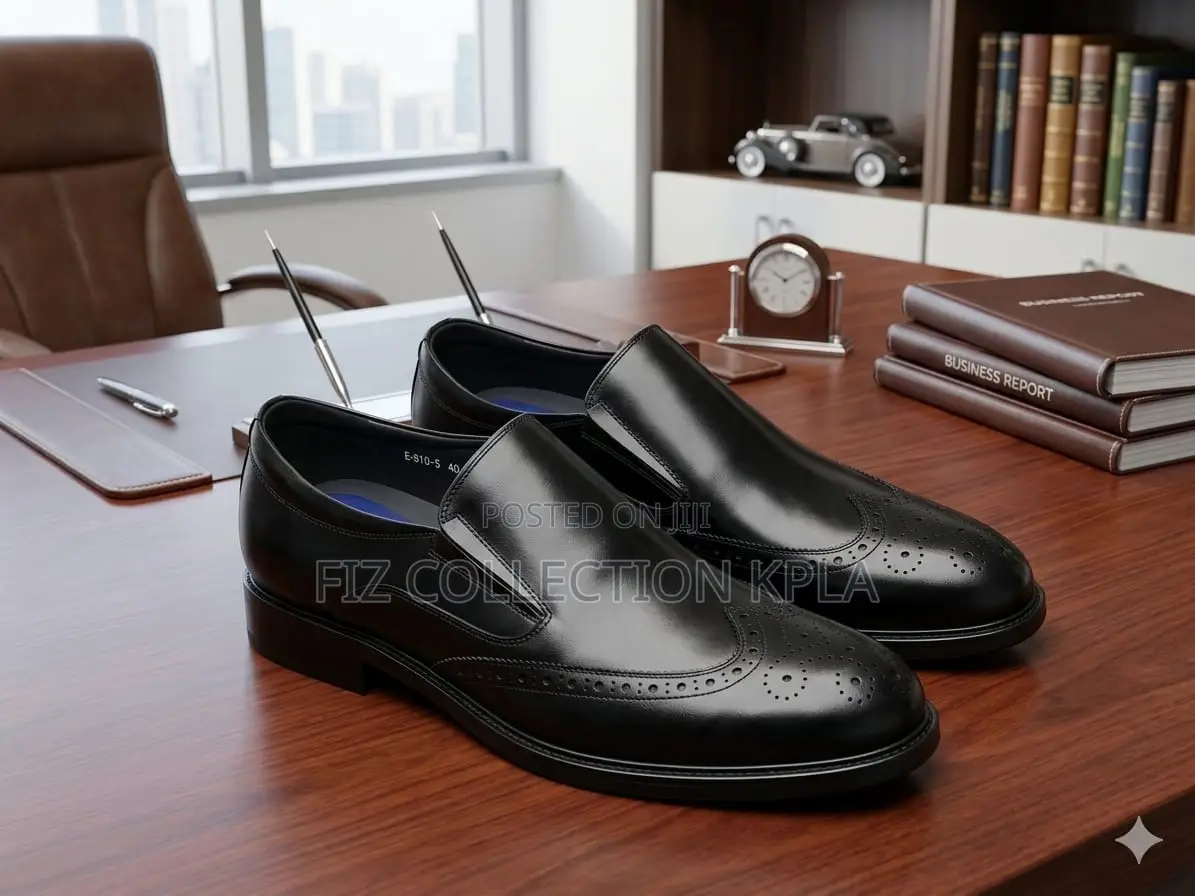 Prestige Elite Pure Leather Oxford – Black