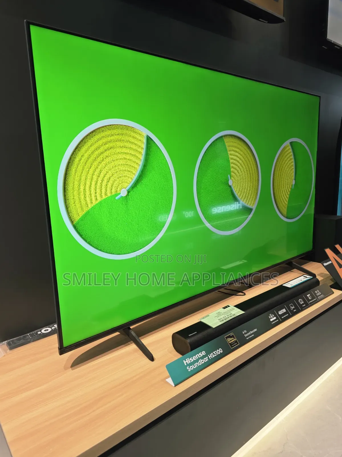 Hisense A.I 75inches A6 Series Vidaa Smart Tv With 3 Years Warranty