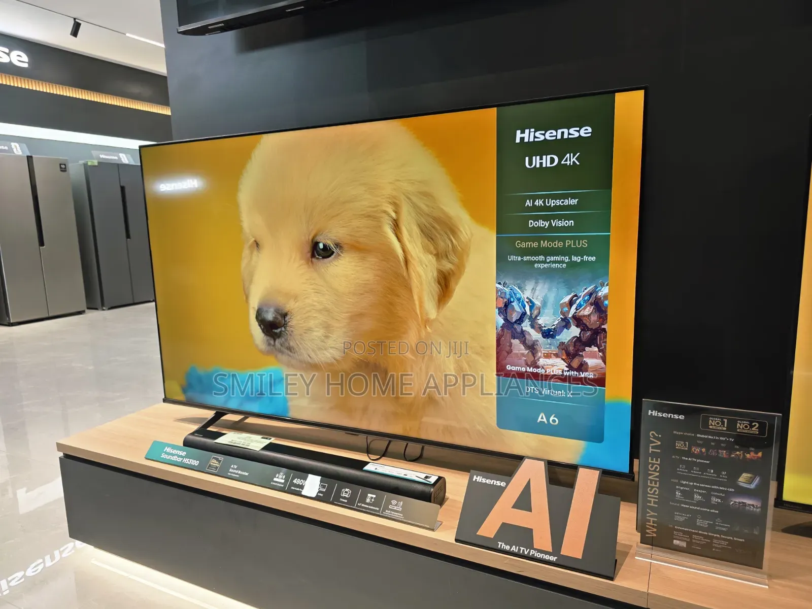 Brand New Hisense 75inches A6 Series Smart Tv With Dolby Vision