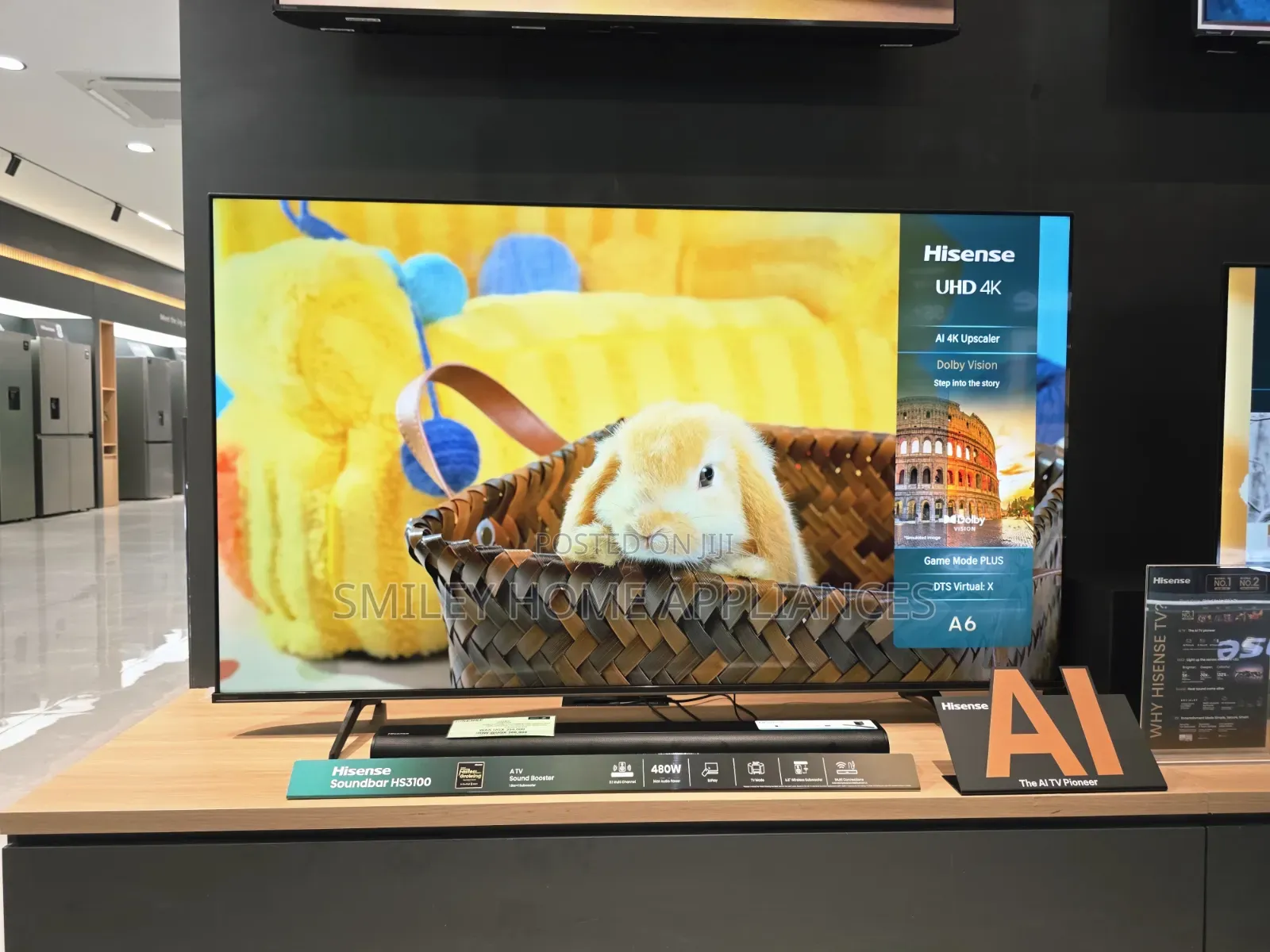 Brand New Hisense 75inches A6 Series Smart Tv With Dolby Vision