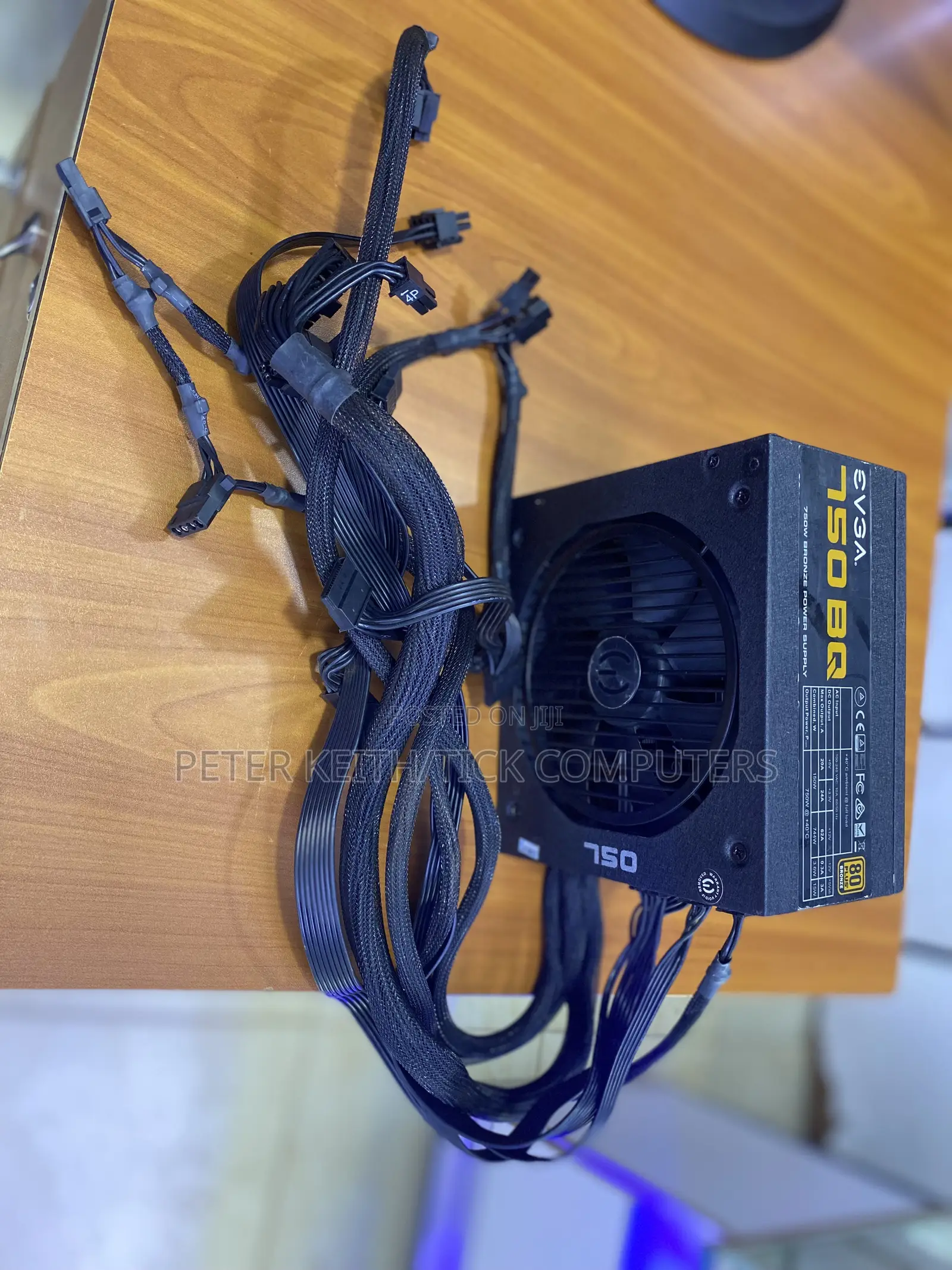 Original Evga 750-Watt Power Supply Unit, 80 Plus Bronze Efficiency