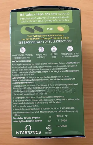 Vitabiotics Pregnacare Max 84 Tablets and Capsules