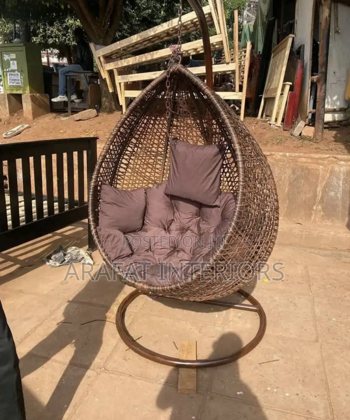 Personal Sanctuary With Our Cocoon Brown Wicker Egg Chair 