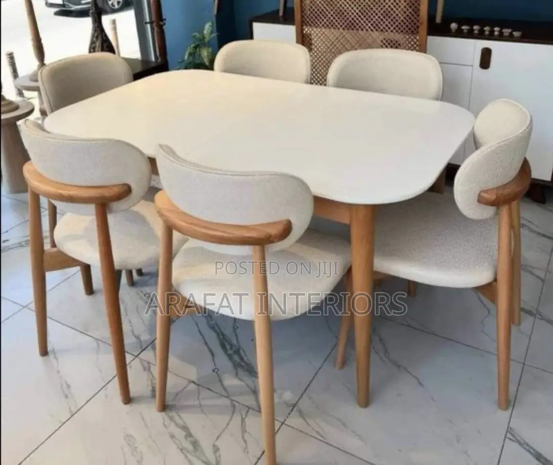  Just Landed! Our Beautiful Organic Curve 6-Seater Dining Set 