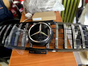 Mercedes Ml 350 W166 2012-15 Front Upgrade Grille With Glass Emblem