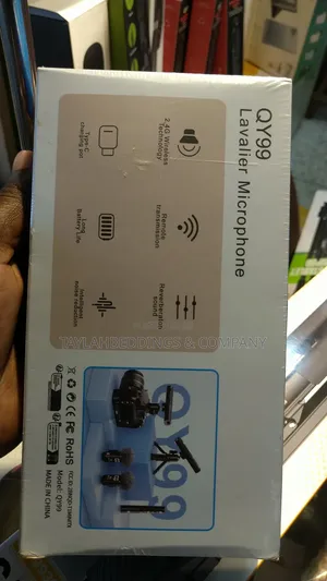 V99 All in One Wireless Lavalier Microphone With Noise Reduction