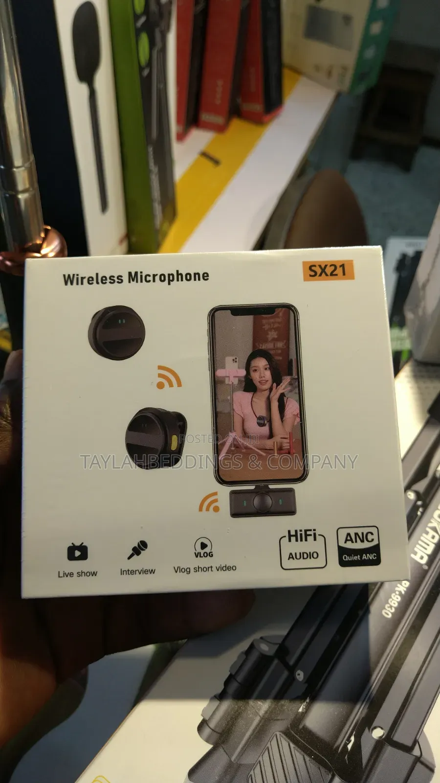 2in1 Wireless Dual Mic Setup for Crystal Clear Mobile Recording