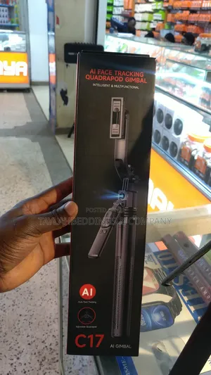 C17 Intelligent Ai Face Tracking Tripod 360 Rotation With Stand