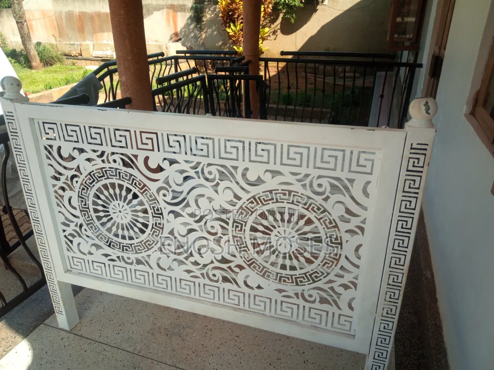 White Versace Bed