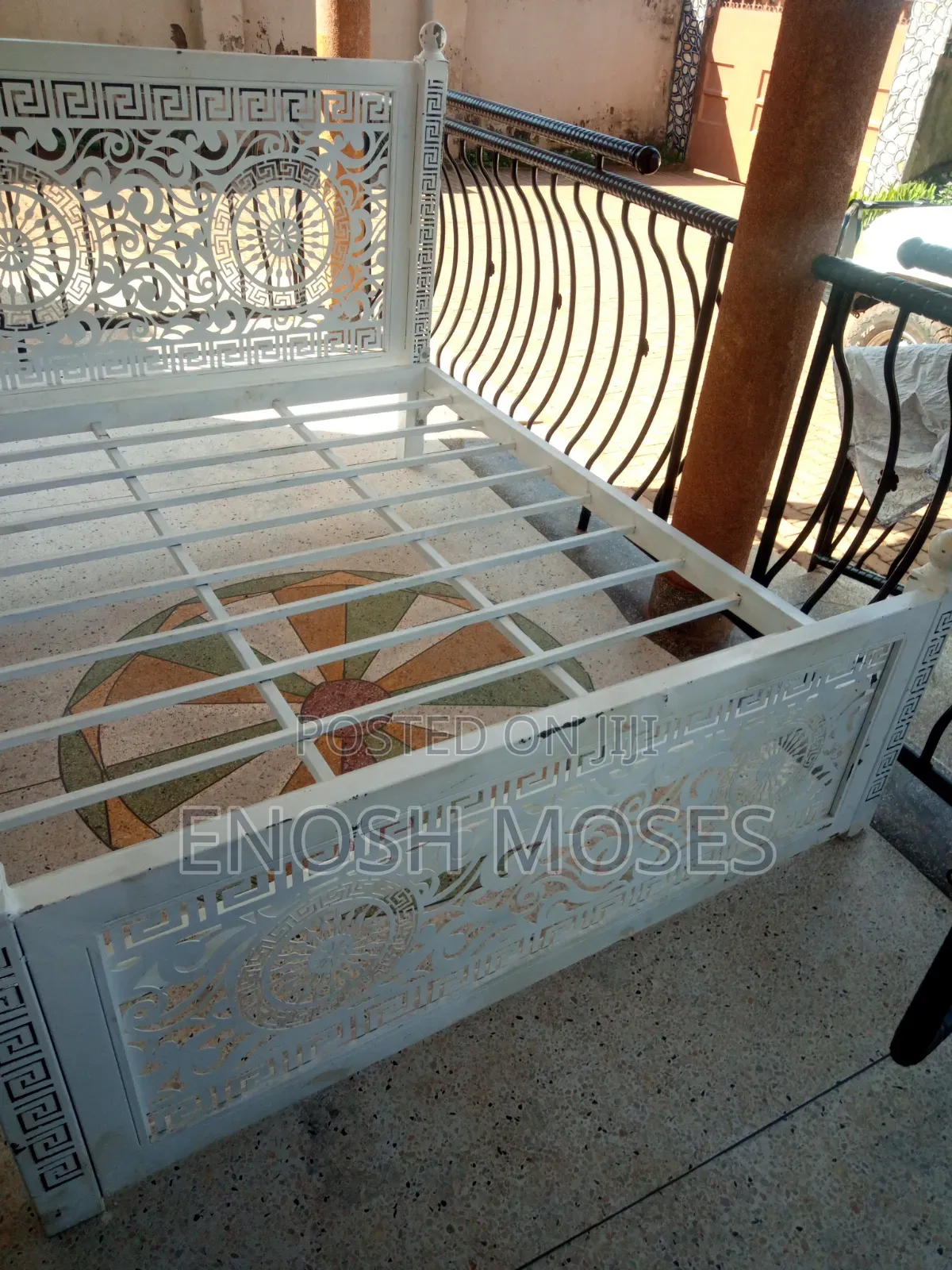 White Versace Bed