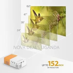 Mini Led Projector 1080p Hd, Portable Home Cinema Theatre With Hdmi