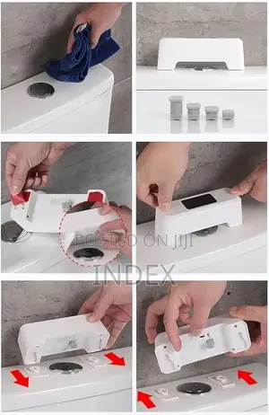 Touchless Toilet Flusher, Rechargeable Sensor Automatic Toilet Flusher