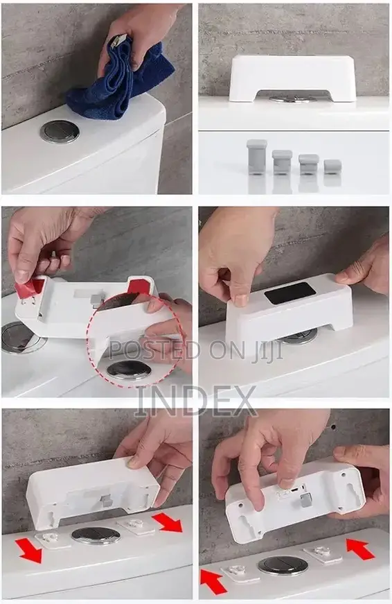 Touchless Toilet Flusher, Rechargeable Sensor Automatic Toilet Flusher