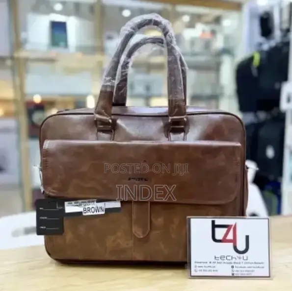 Montblanc Leather Business Messenger Briefcase Bag