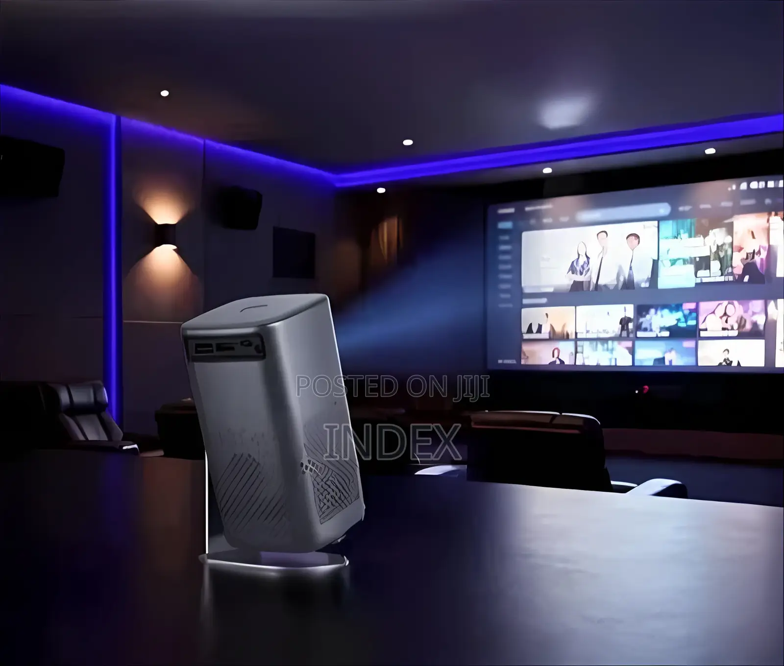 Porodo Gobo Portable Air Projector, Rechargeable Projector With Stand