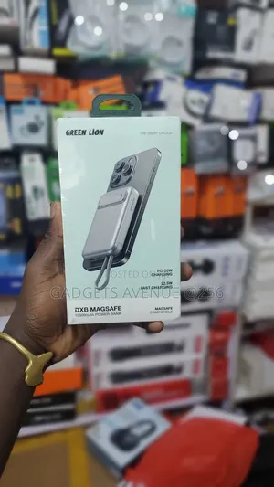 Green Lion Magsafe 10000mah Power Bank in Gray.