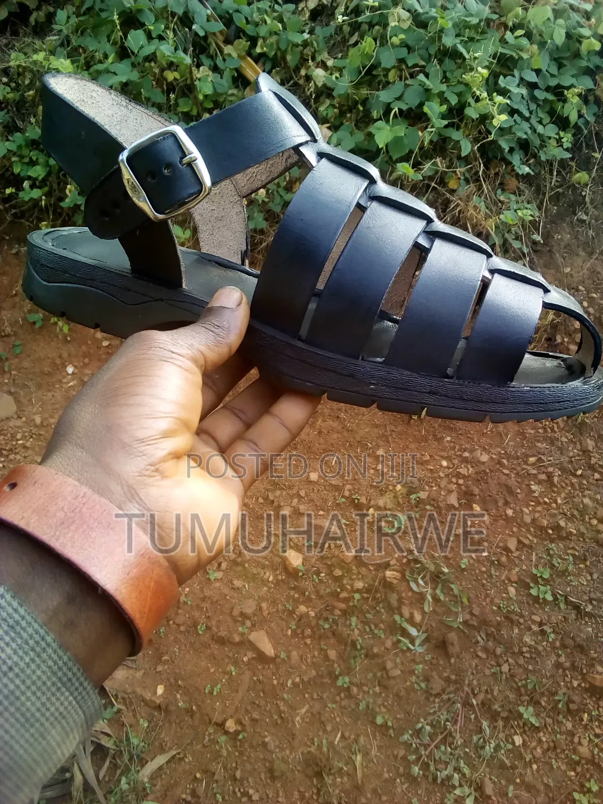 Leather Flats Sandal