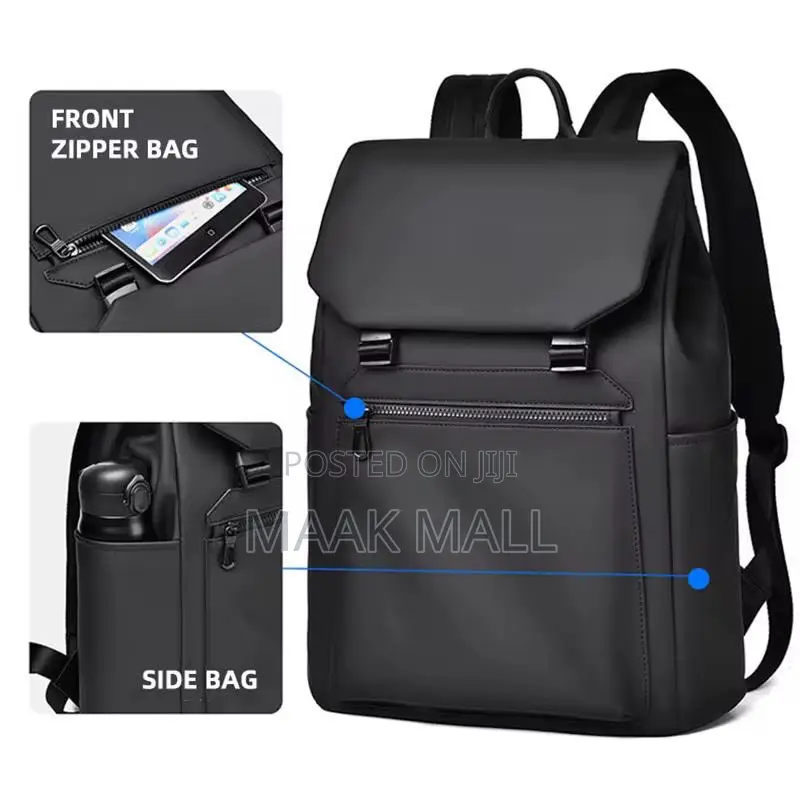Rubber Backpack With Luggage Strap
