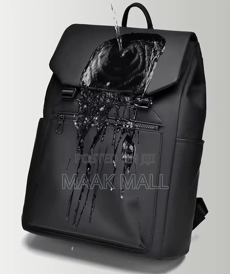 Rubber Backpack With Luggage Strap