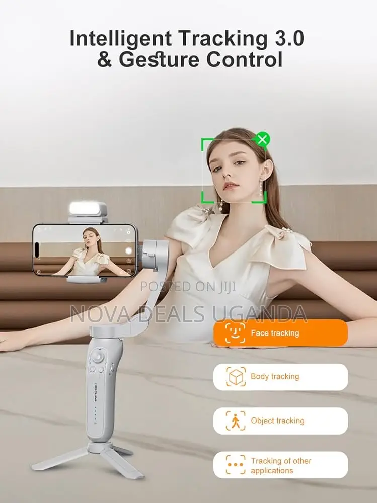 Smart Phone Stabilizer Portable Foldable 3-axis Rotation For Vlogging