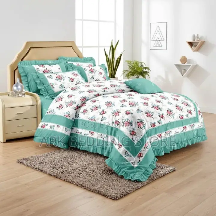 Crown-floral Bed Cover Setu