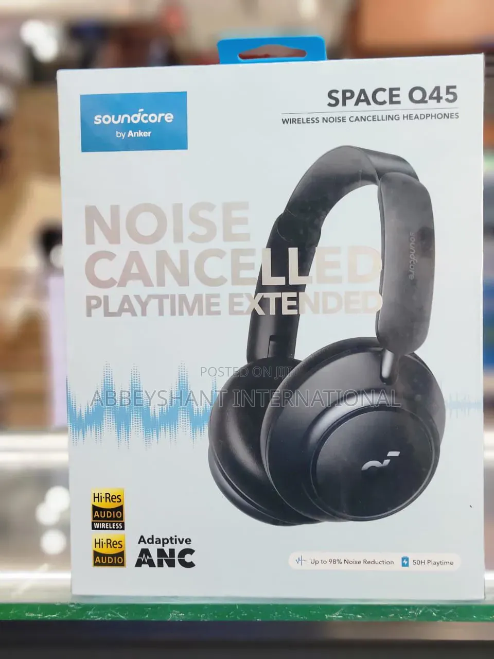 Anker Soundcore Space Q45 Wireless Noise Cancelling Headphones.