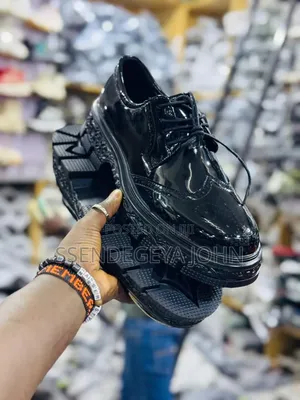 Black Patent Leather Louis Vuitton Derby Shoes
